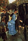 James Jacques Joseph Tissot Canvas Paintings - The Bridesmaid